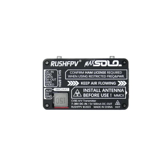RUSHFPV XBAND 4.9G VTX Housing High Power Metal and Plastic for Long Range Drone